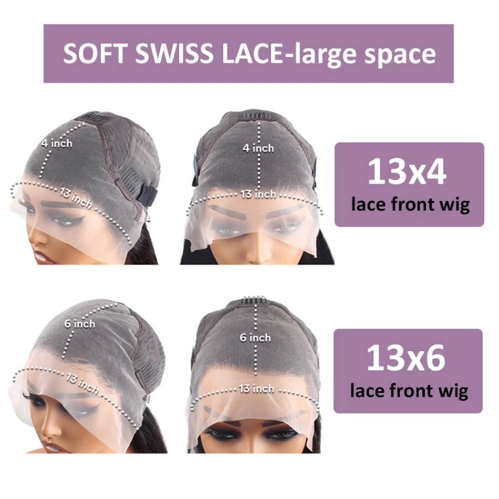 Pré corte peruca sem cola cabelo humano 13x6 hd laço frontal peruca em linha reta 5x5 hd fechamento do laço perucas para mulher preplucked 250% 42 Polegada