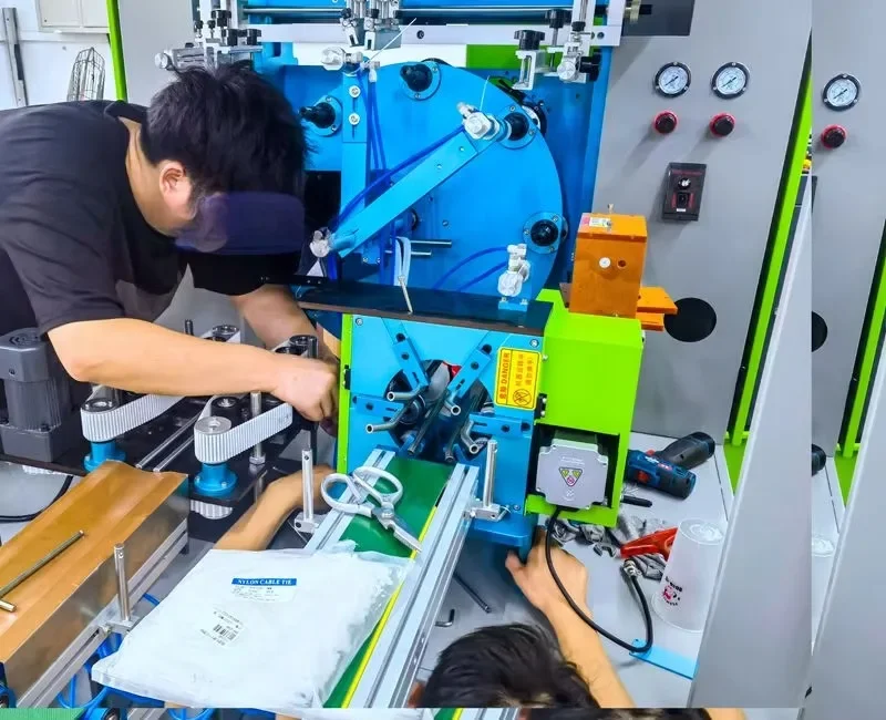 Multi-color automatic plastic milk tea cup Screen printing machine Paper cup printer Salad bowl Ice cream cup