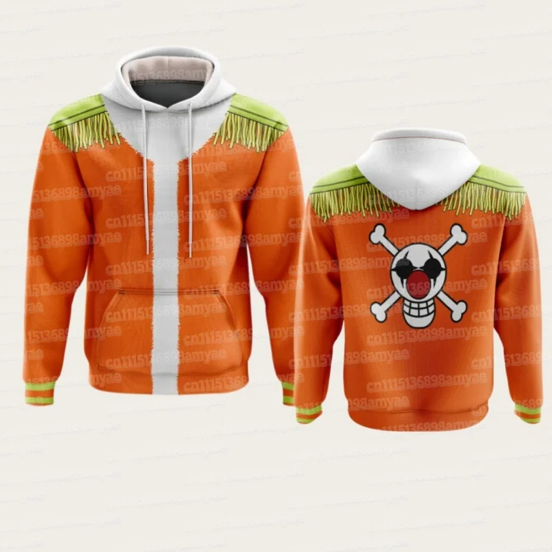 One Piece Trafalgar Law 3D Digital Cartoon Print Logo Anime Cosplay Kleidung Hoodie Warmer Pullover Jacke Peripherieartikel Familienoutfit – Detail 9