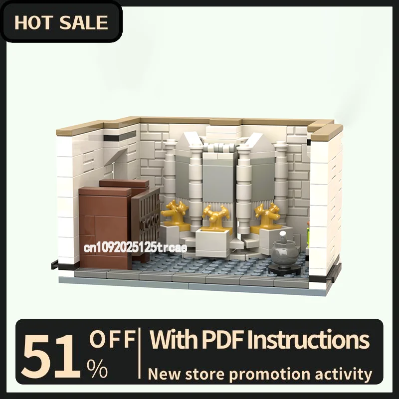 

Новинка, 242 шт., хит продаж, знаменитый волшебный фильм Moc, замок, модель солля, туман, строительные блоки, креативные идеи «сделай сам», детские игрушки, подарки на день рождения