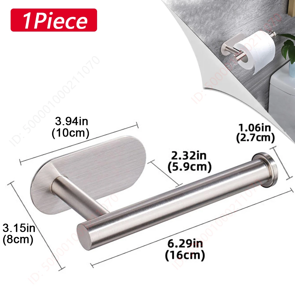 1 ~ 2PCS Toiletpapierrek Badkamer Papieren Handdoekhouder Lijm Absorberende Papierdispenser WC Keuken Hardware Opslag Accessoires