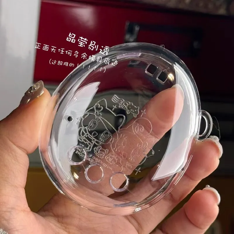 Étui de protection ultra transparent en cristal Tamagotchi Ps Id Idl Meets Mix 4u 4u Plus, couverture transparente à paillettes