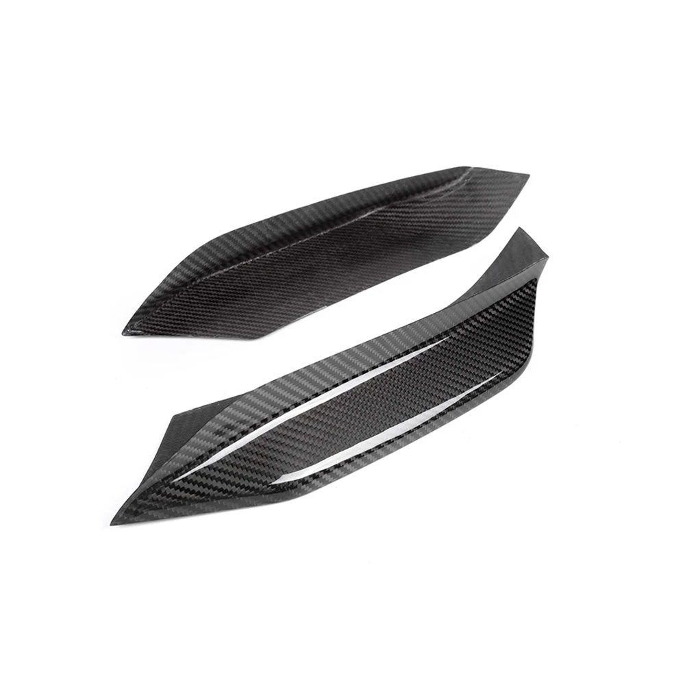 Real Dry Carbon Fiber Front Upper Splitter for BMW F80 F82 F83 MP Style 2014-2020 2Pcs/Set - Image 2