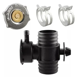 1set Coolant Filler Radiator Hose Connector 52028810AL 55116901AA 52029195AK For Chry-sler For Caliber For Avenger For Durango