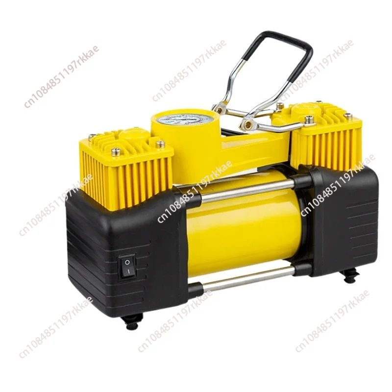 Portable Air Compressor Tire Inflator Car Dual-Cylinder Air Pump  High-Power High-Pressure Air Pump