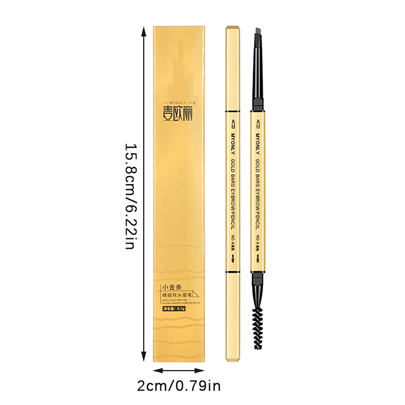 1Pc Ultra Fine Triangle Eyebrow Pencil Precise Brow Definer Long Lasting Waterproof Blonde Brown And Coffee Brow Makeup Tools