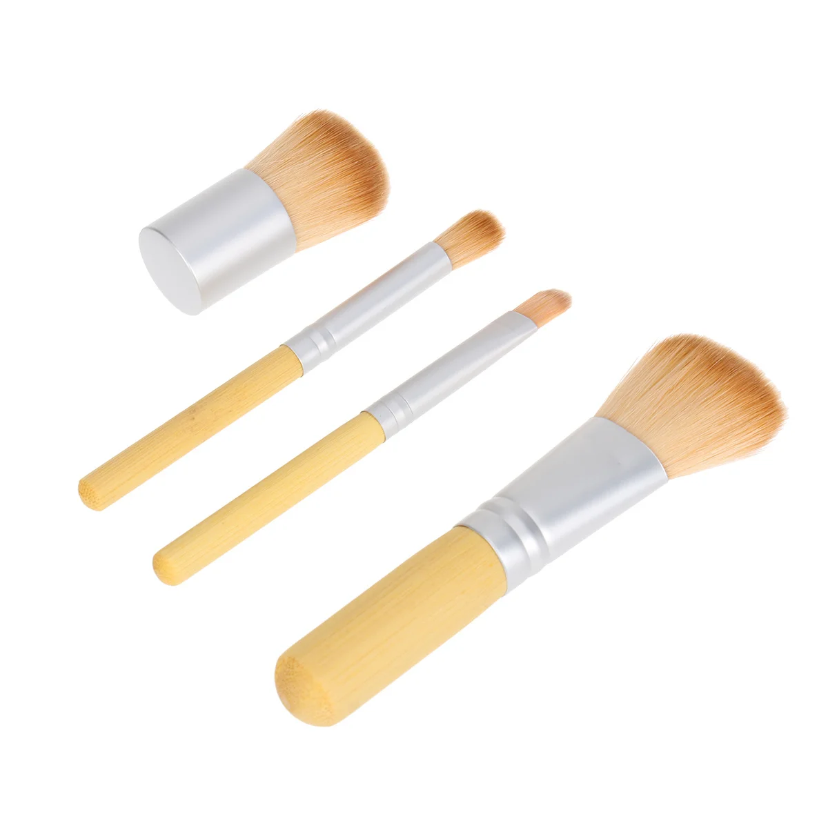 

4Pcs Brush Set Bamboo Handle Ultra Soft Bristles Professional Makeup Powder Blush Brushes Makeup Brush for Woman Gift