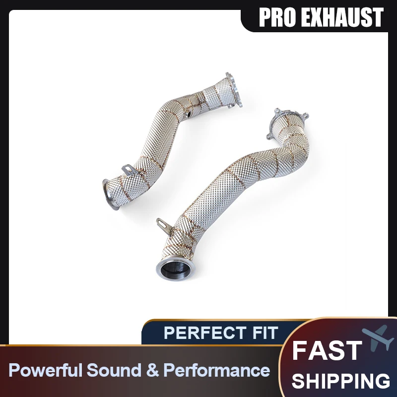 

Custom Stainless Steel Exhaust Downpipe for MCLAREN 720 720S Head Section High Quality Exhaust System Exhaust Pipe Modification