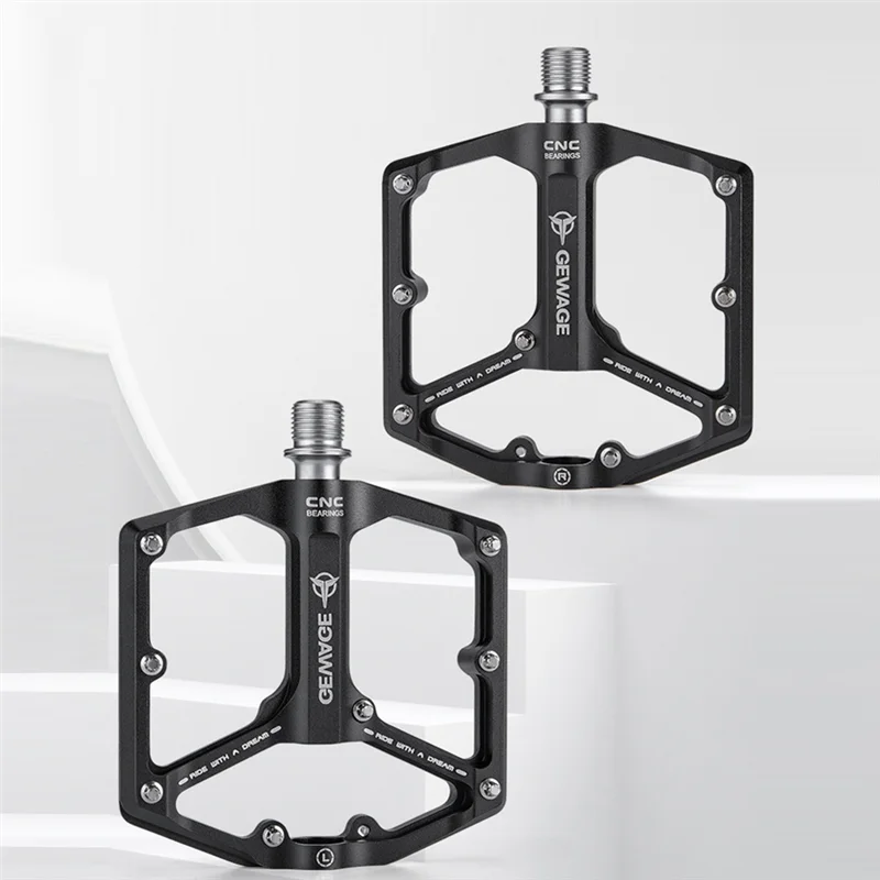 دواسات الدراجة من GEWAGE دواسات الدراجات الجبلية بدواسة الطريق للدراجات بدواسة خفيفة الوزن بدواسة Bmx بدواسات Red-X59A #2