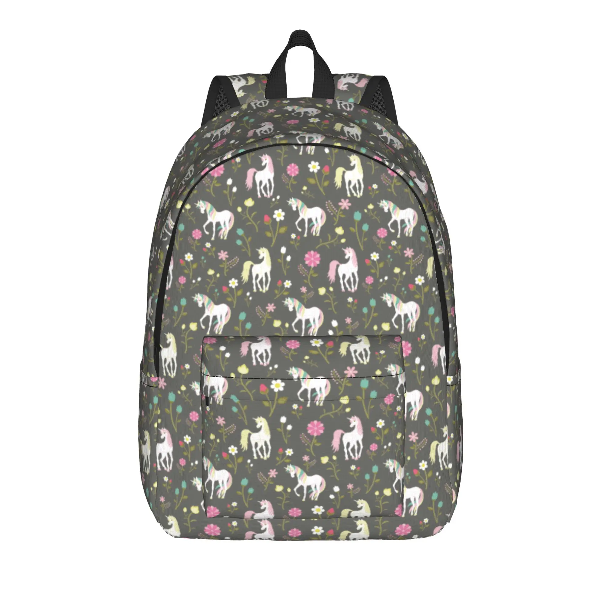 Unicorn Backpack for Men Women Fashion High School Hiking Travel Daypack  Laptop Canvas Bags Outdoor