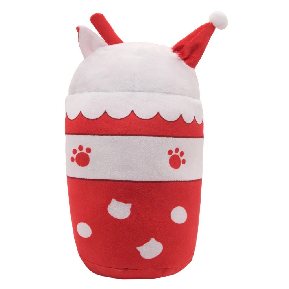 Porte-clés en peluche de chat Calico pour enfants, figurine de cosplay de thé au lait, mascotte en peluche, accessoires de Noël, cadeaux d'anniversaire, décoration d'intérieur, 10cm, 20cm, 35cm