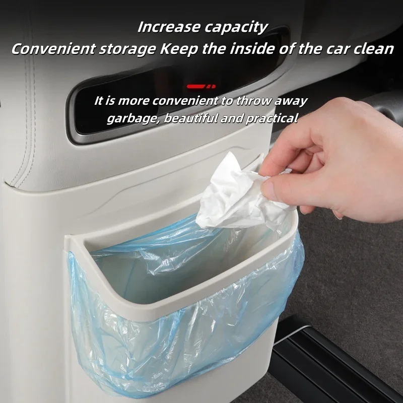 For DENZA D9 2024 Refrigerator Kick Resistant Cover Multifunctional with trash can protector Storage interior modification