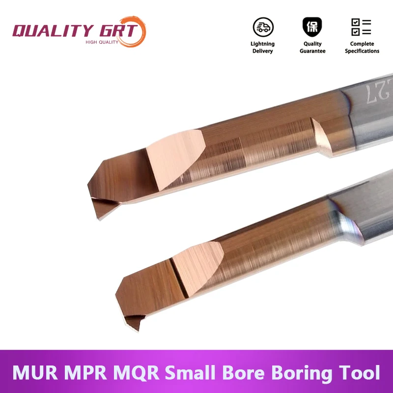 MUR MPR MQR Tungsten steel alloy boring tool CNC slot tool carbide tool bar automatic lathe shockproof micro path bore Small