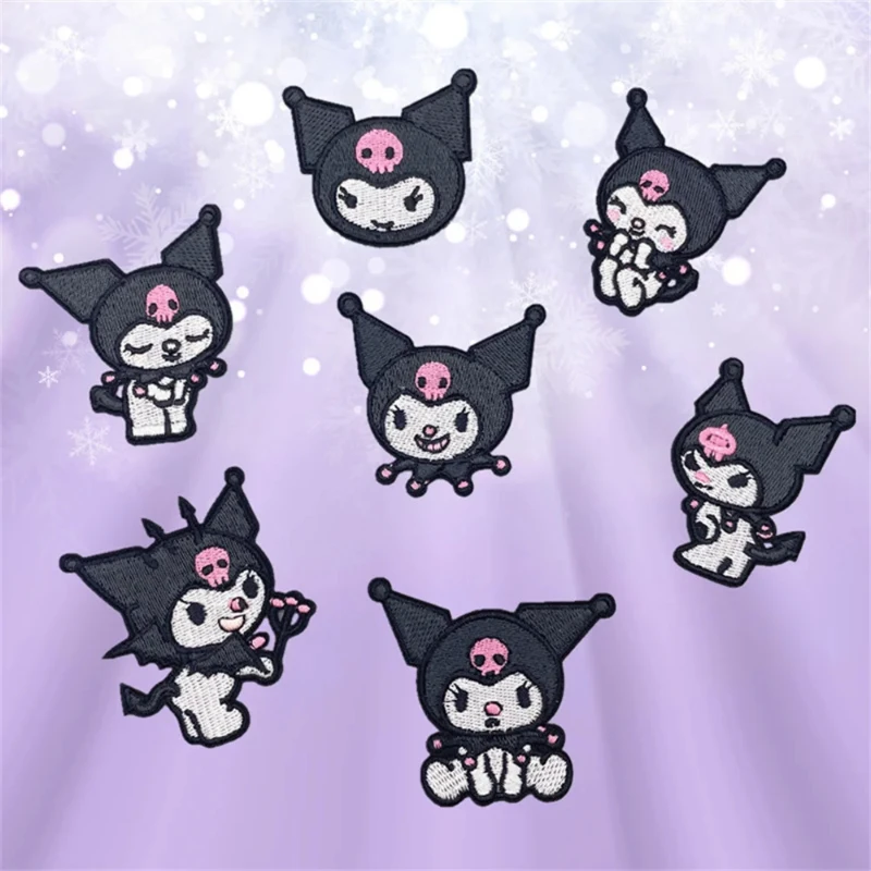 

New Kulomi Iron-On Embroidered Patches for Girls Applique Patches for Clothing, Jacket, Jeans, Pants Dress Festival Gifts Favors