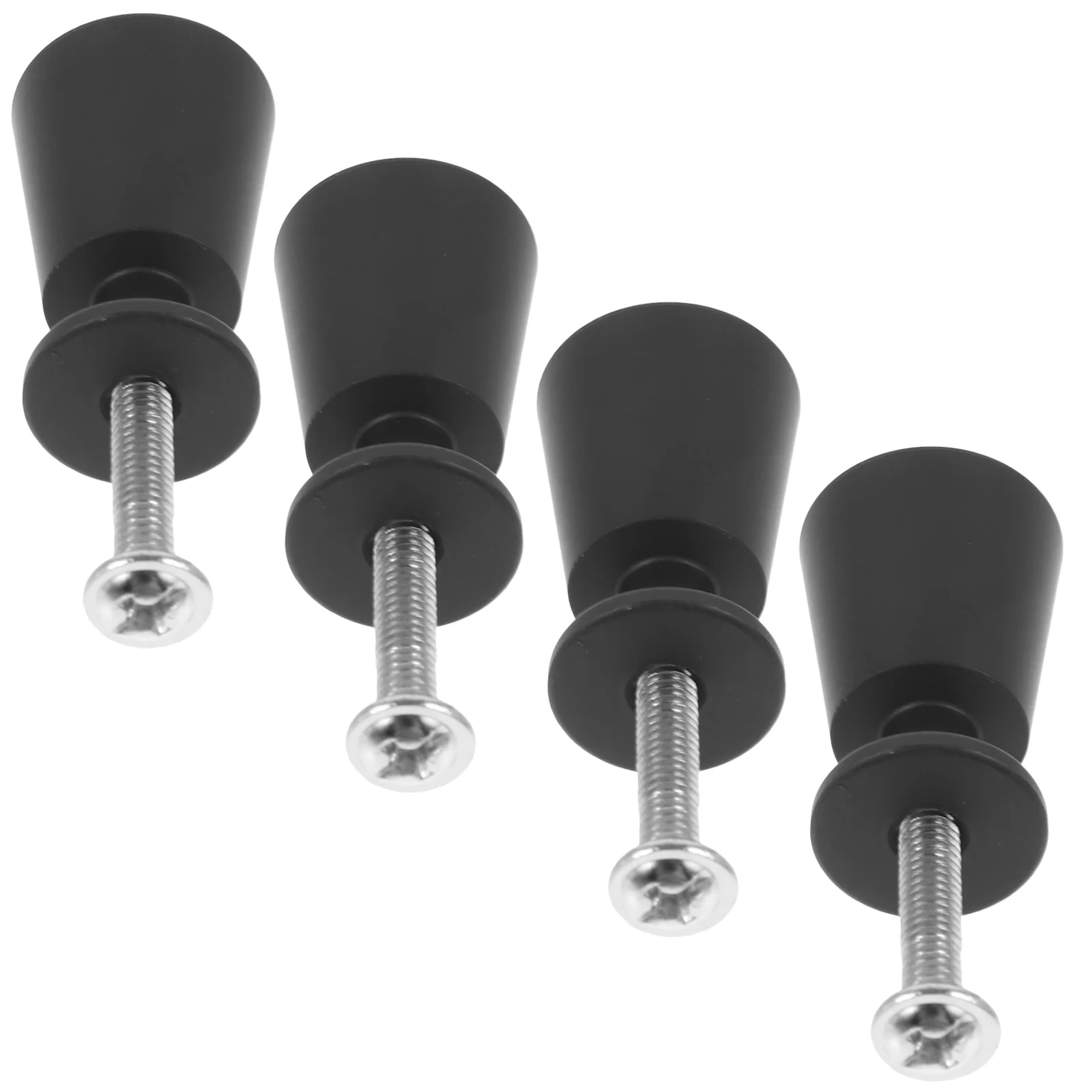 

4 Pcs Kitchen Cabinet Knob Handle Drawer Pulls Push to Open Door Latches Aluminum Alloy Screen Furniture Accessory