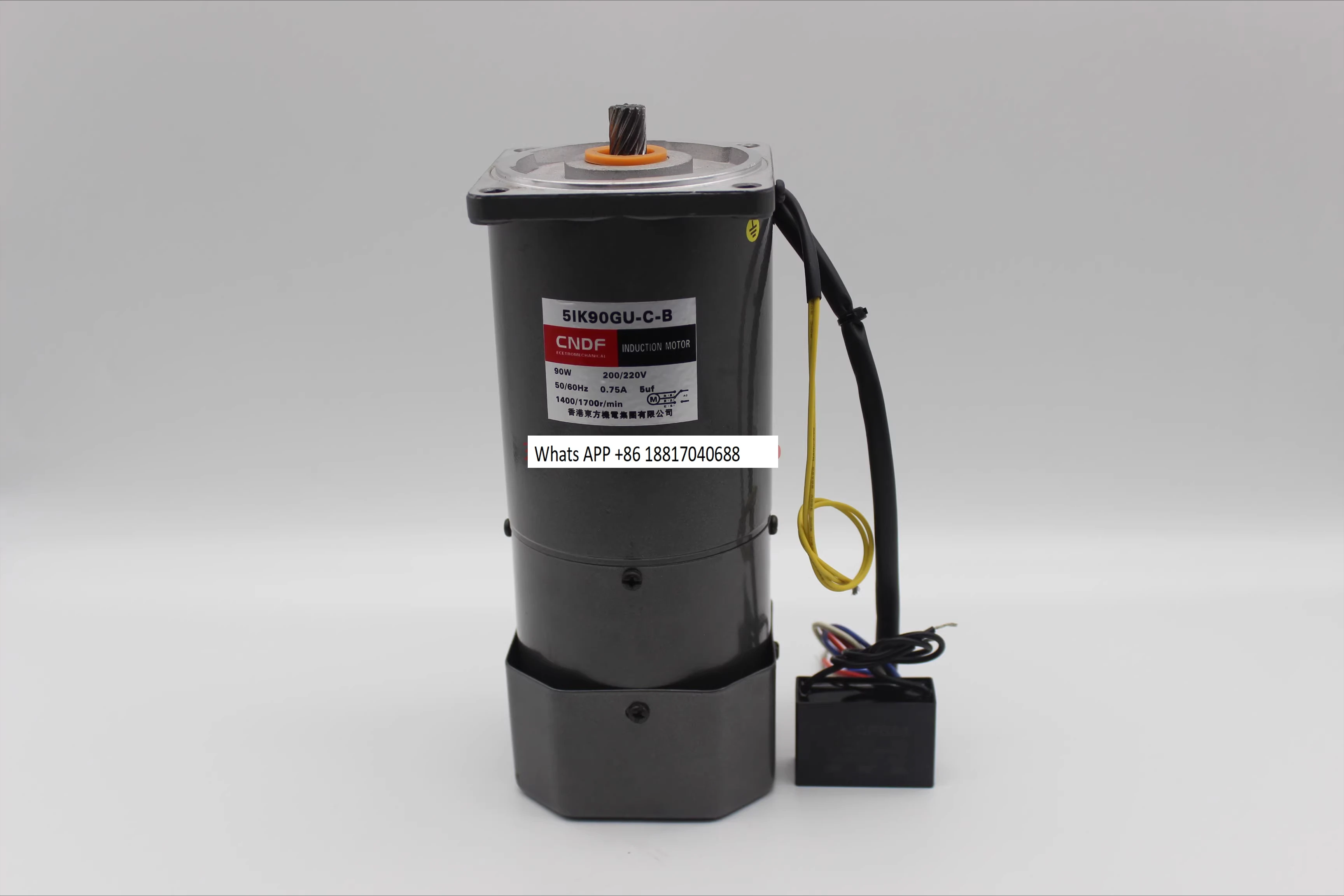 

Hong Kong Dongfang Electric Deceleration Constant Speed Motor 5IK90GU-C AC 220V/90W/