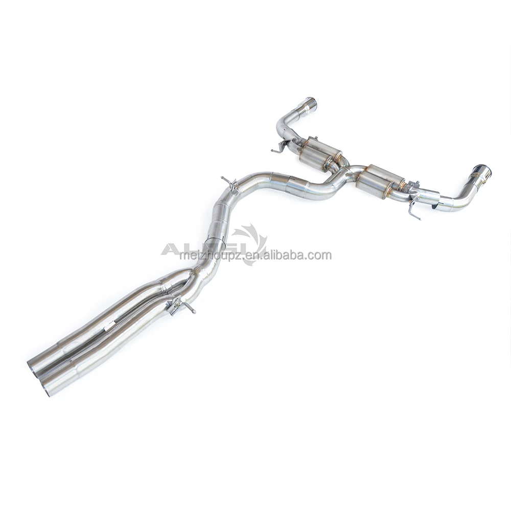 Auto Parts SS304 Valve Controlled Catback Exhaust Muffler System for RS3 2.5T 2017-2023 High Performance Racing Refit
