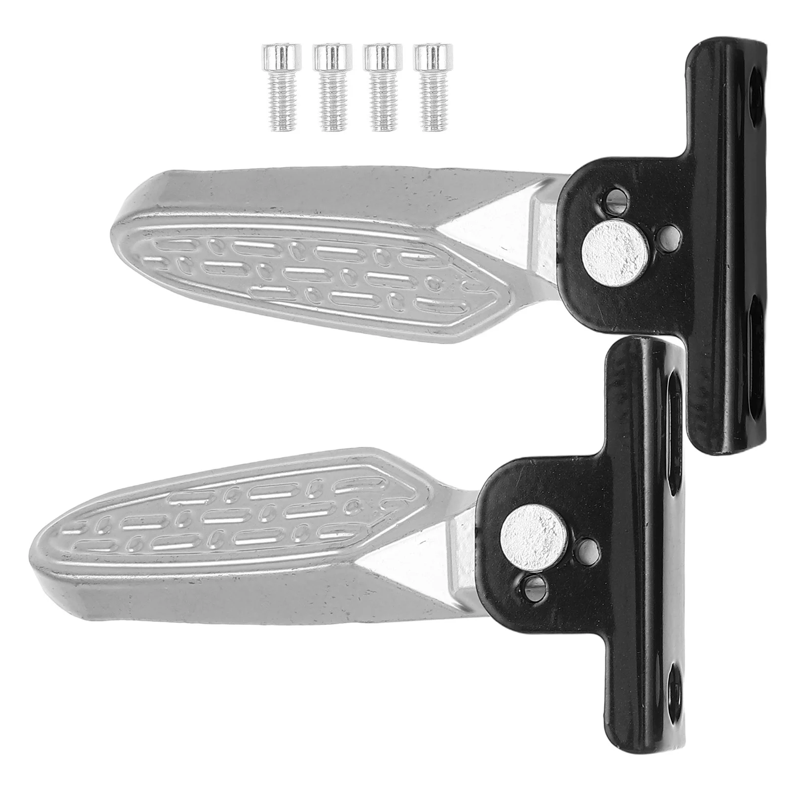 

1Pair Foldable Electric Scooter Footrest Pedals Durable Anti Slip Aluminum Universal Motorcycle Bike Support Bicycle Foot Pegs
