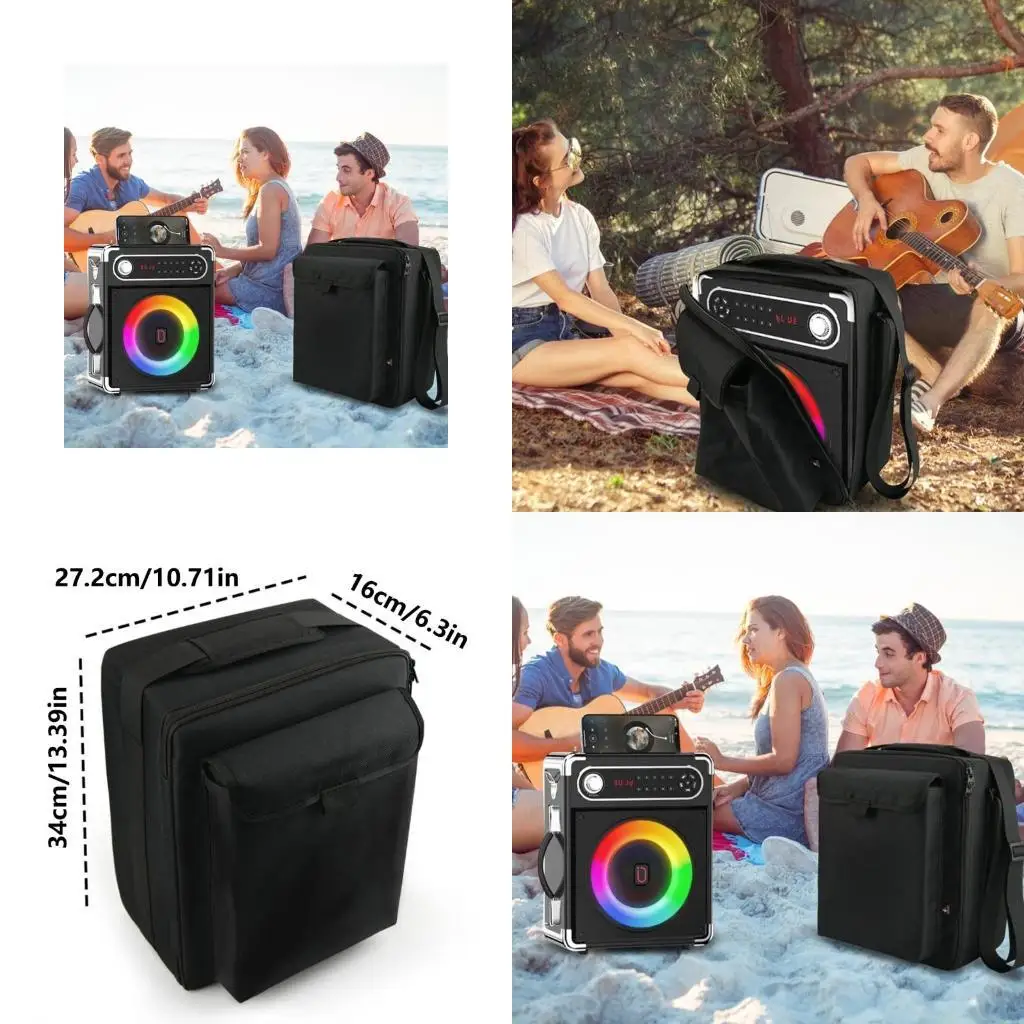 

E56B Портативная сумка для динамиков, амортизирующая сумка на плечо, чехол для хранения для JYX