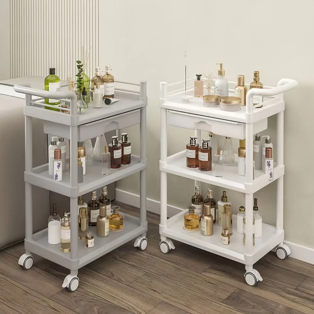 carrello-medico-a-3-ripiani-con-cassetto-e-scaffali-girevole-a-360°-°-organizzatore-mobile-multifunzionale-per-cliniche-ospedali-laboratori-e-uffici