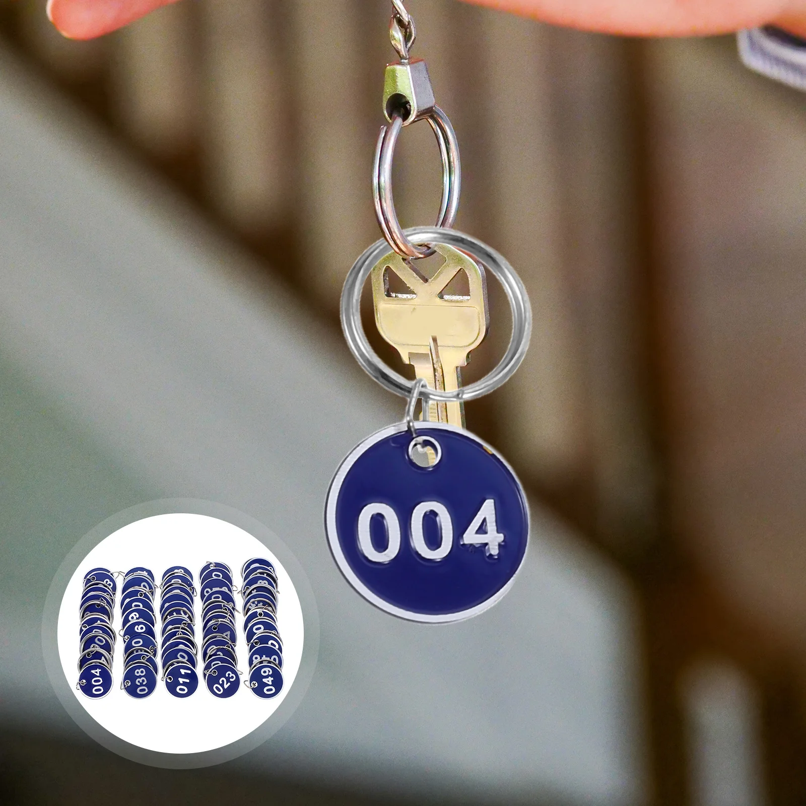 50 шт., металлические цифры из алюминиевого сплава