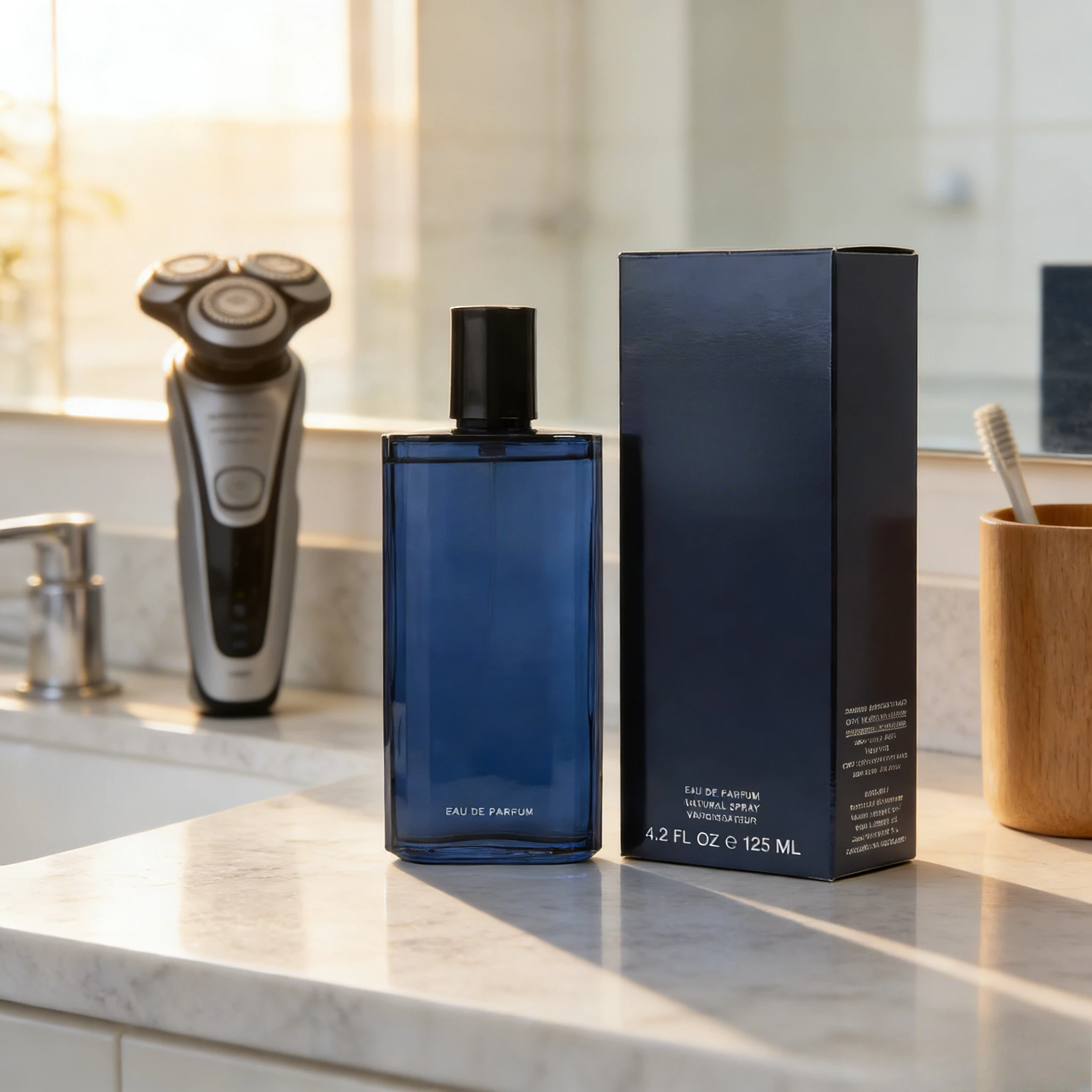 Coolwater Intense Eau De Parfum 4.2oz Spray For Men, Long-Lasting Fresh Marine Fragrance, Ideal Holiday Daily Gift For Him