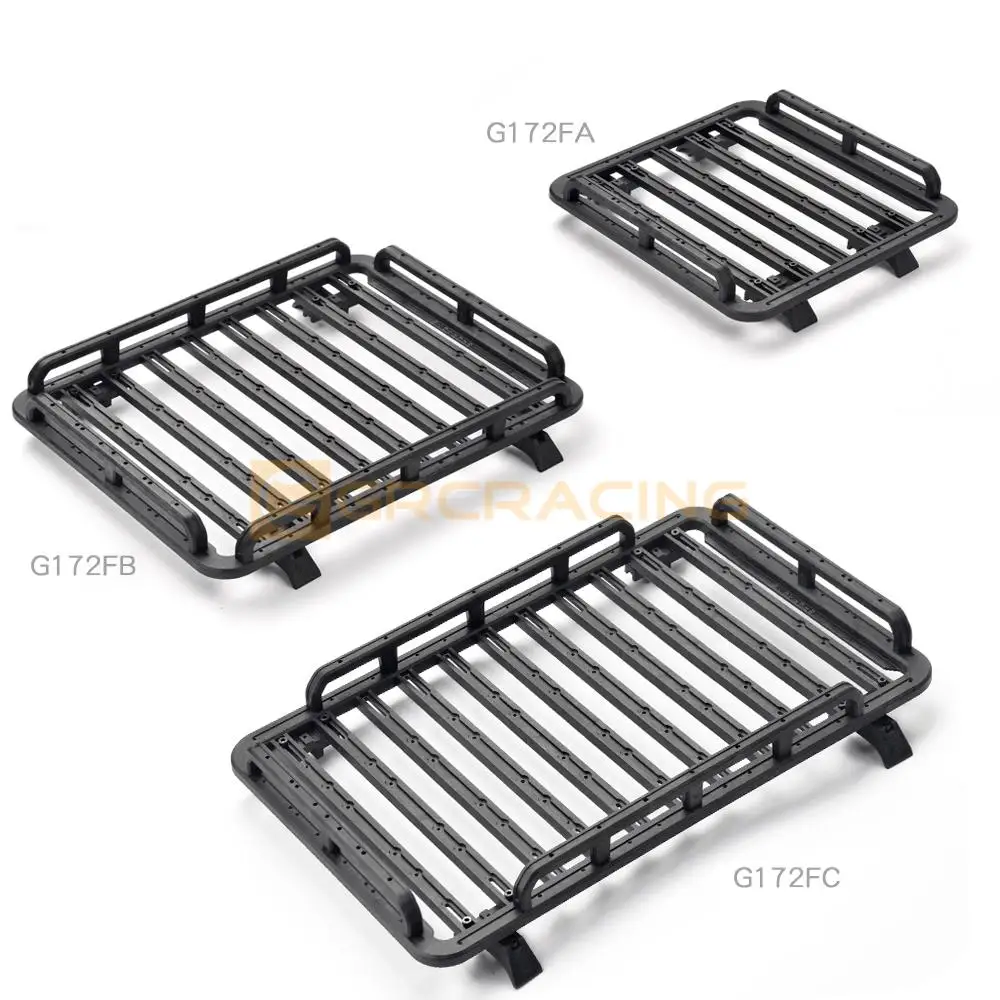 Accesorios de modificación de coche Rc 1/10 para Trx4 Bronco G500 Trx6 G63 Axial Scx10 Iii Yikong, estante de techo de Metal