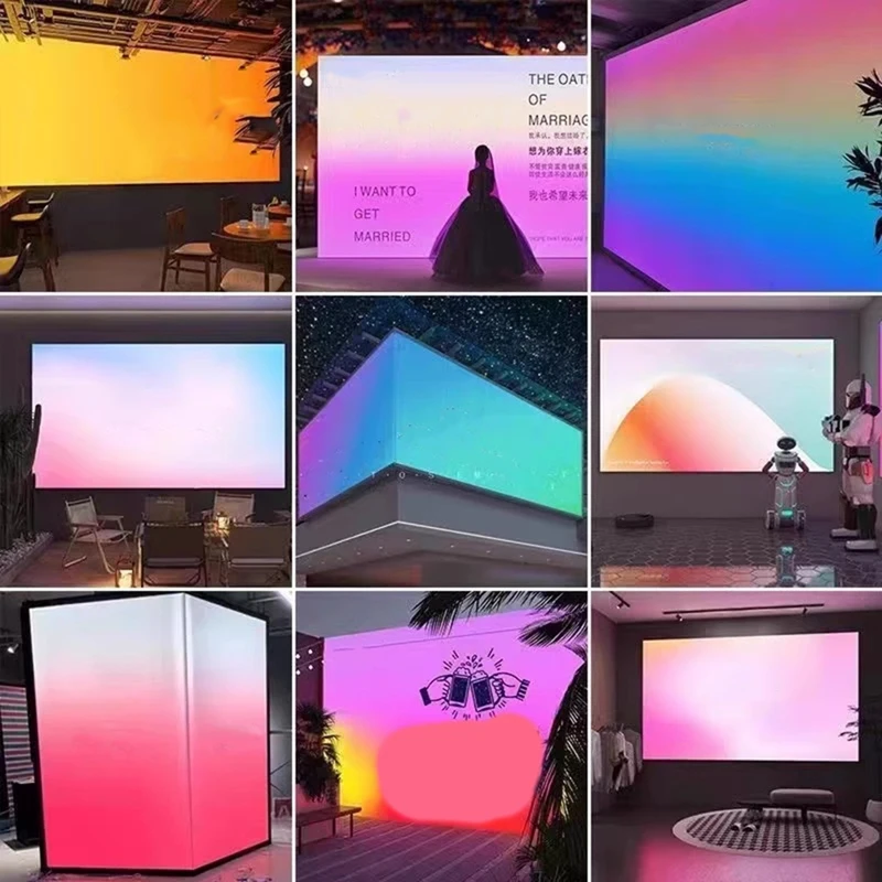 LED Flexible Light Board Soft Film -Screen Programmable Background Wall Pixel Screen for Light Boxes Billboards Bar-A10G
