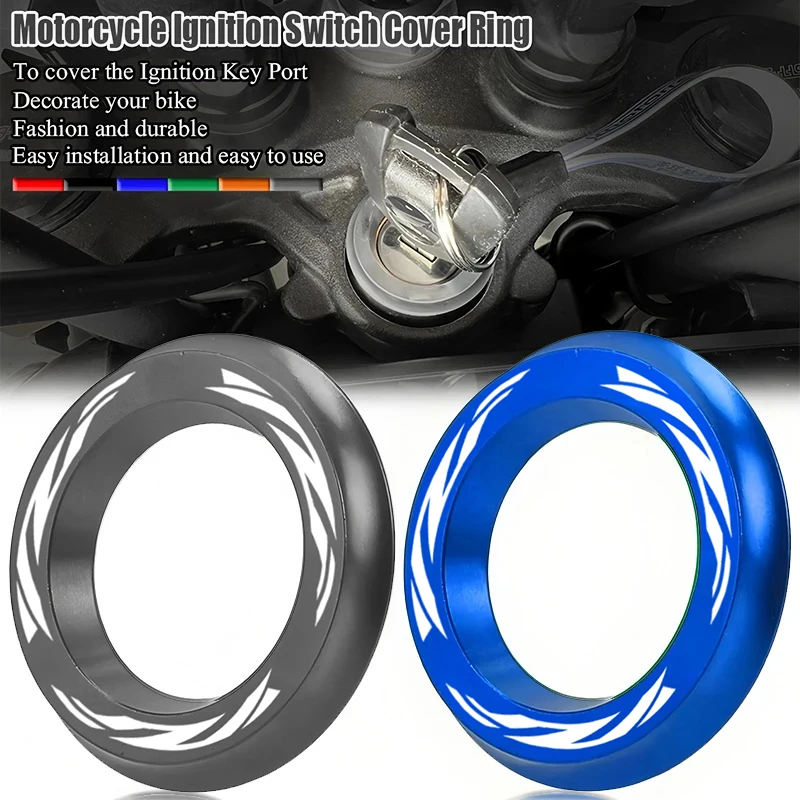 دراجة نارية ثقب المفتاح غطاء خنق حلقة الزخرفية ثقب المفتاح الدائري CNC الألومنيوم لياماها YZF YZF R6 YZF-R25 YzFR3 R15 R125 #1