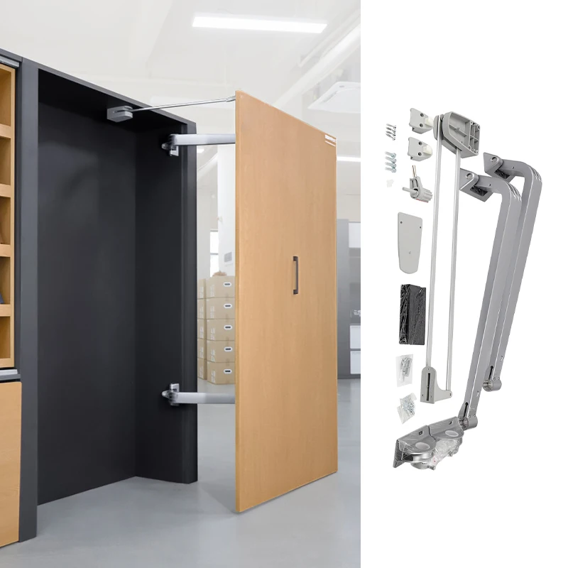 

Inline Kitchen Mechanism Coplanar Fitting Swing Side Soft Closing System Lateral Opening Bus Sliding Cabinet Wardrobe Door Hinge