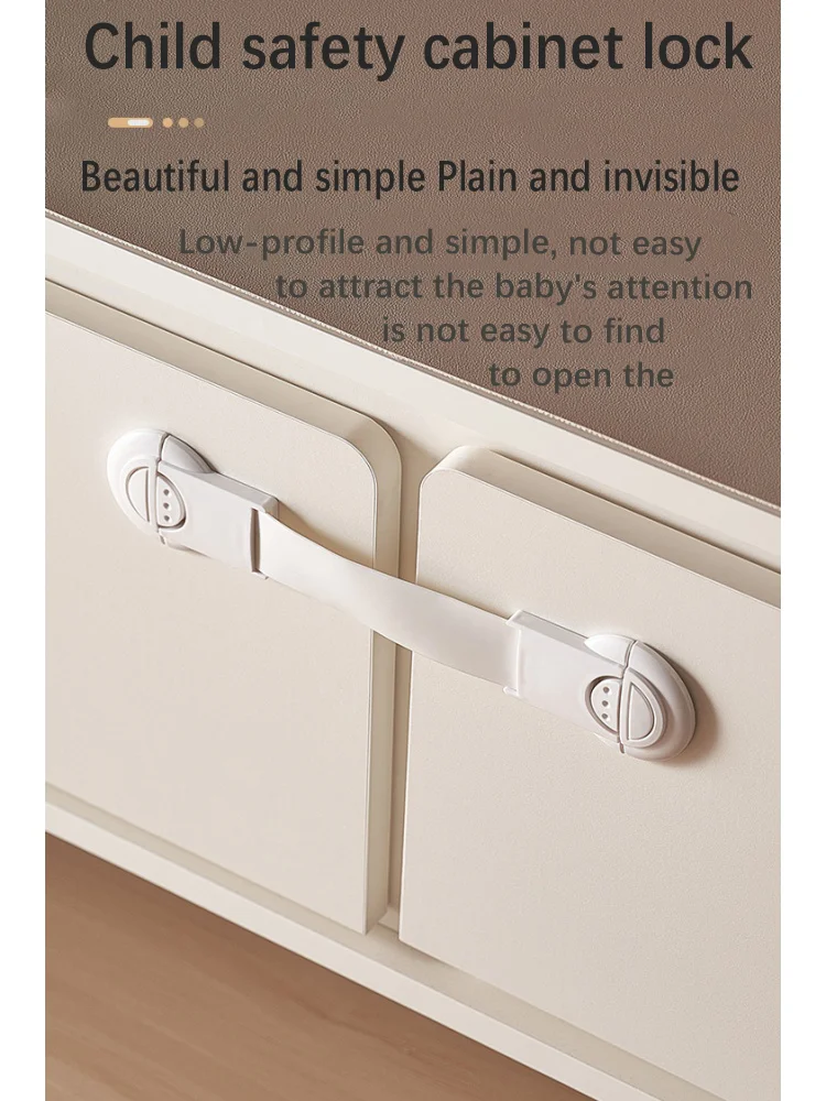 Child safety cabinet locks drawer cabinet door multifunction latch refrigerator locks baby safety locks anti-opening latch