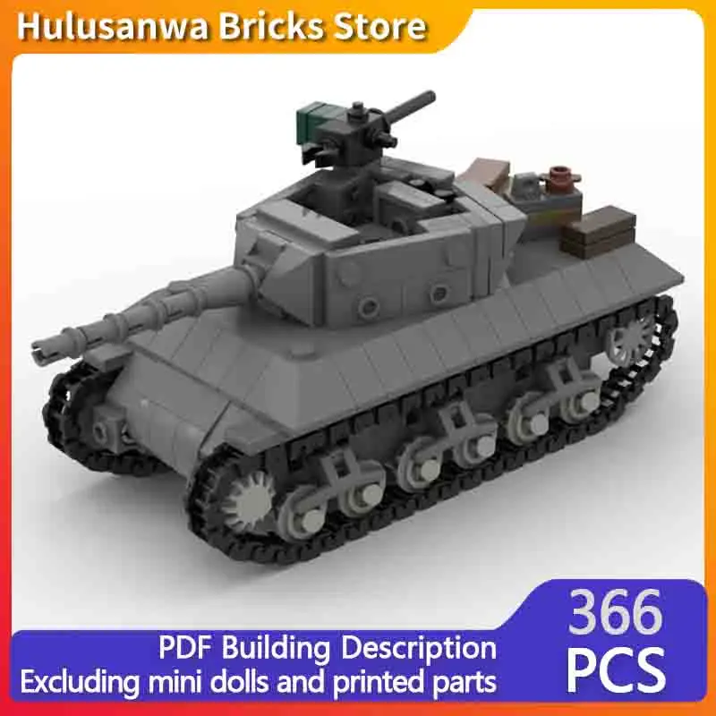 

M10 Military Tanks Model MOC Building Bricks War Equipment Modular Technology Gifts Holiday Assemble Children Toys Suit