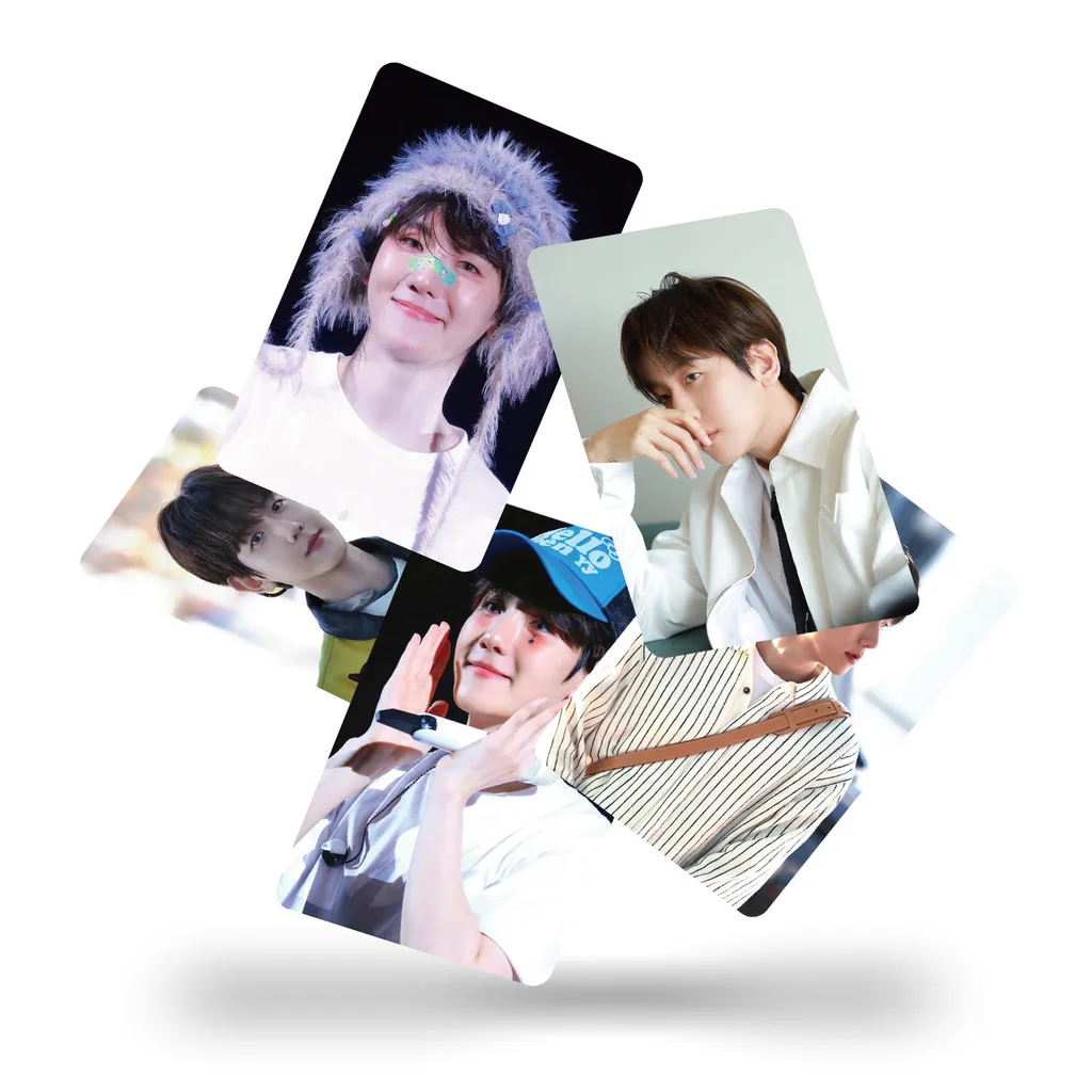 55 قطعة من بطاقات LOMO المجسمة بالليزر BAEKHYUN EXO - مجموعة بطاقات الصور لألبوم K-pop مع طلاء غير لامع ممتاز (متجر Anime Worlds)