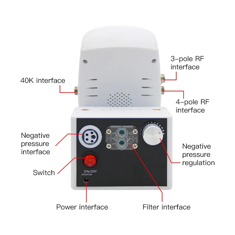 4/3 IN 1 Vacuum Ultrasonic Cavitation Radio Frequency Slimming massage Laser Firming skin Skin whitening Weight loss tool