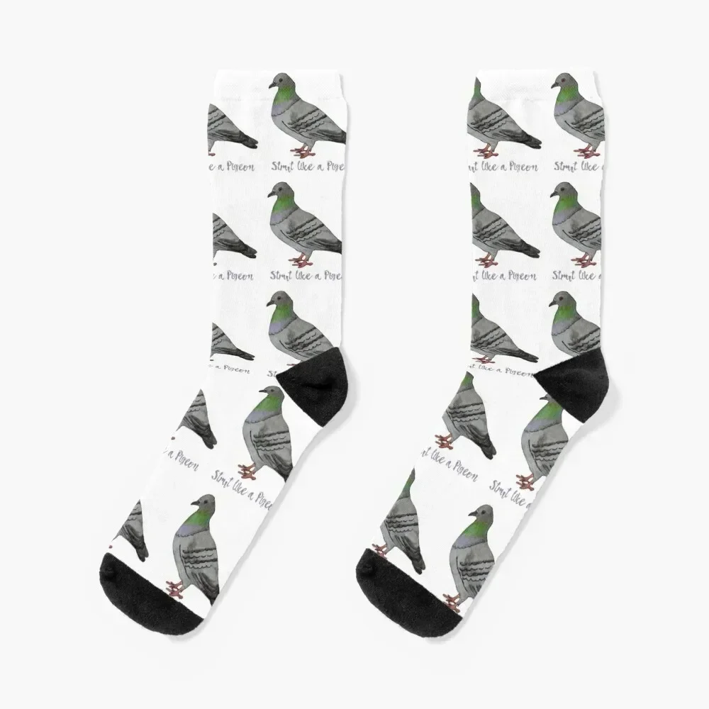 Strut Like a Pigeon Socks sports stockings Children's winter Men's Socks Women's