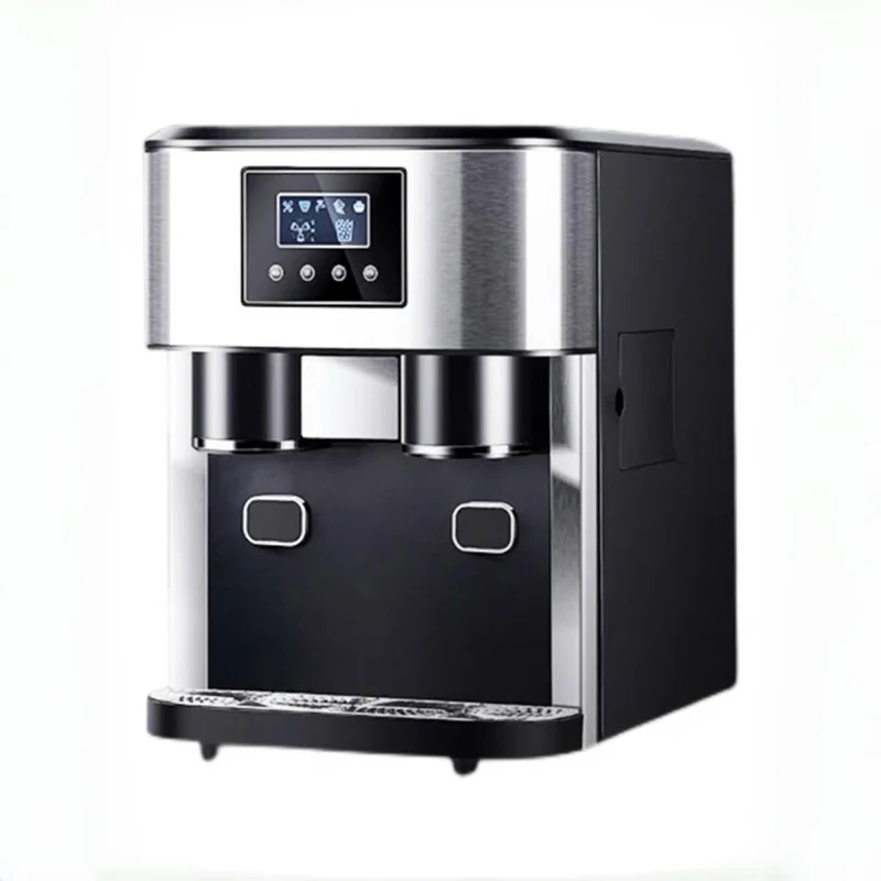 Dispensador de Agua 3 en 1 con Función de Hielo Picado y Autolimpieza, 18KG/DÍA, para Cocina, Hogar y Oficina