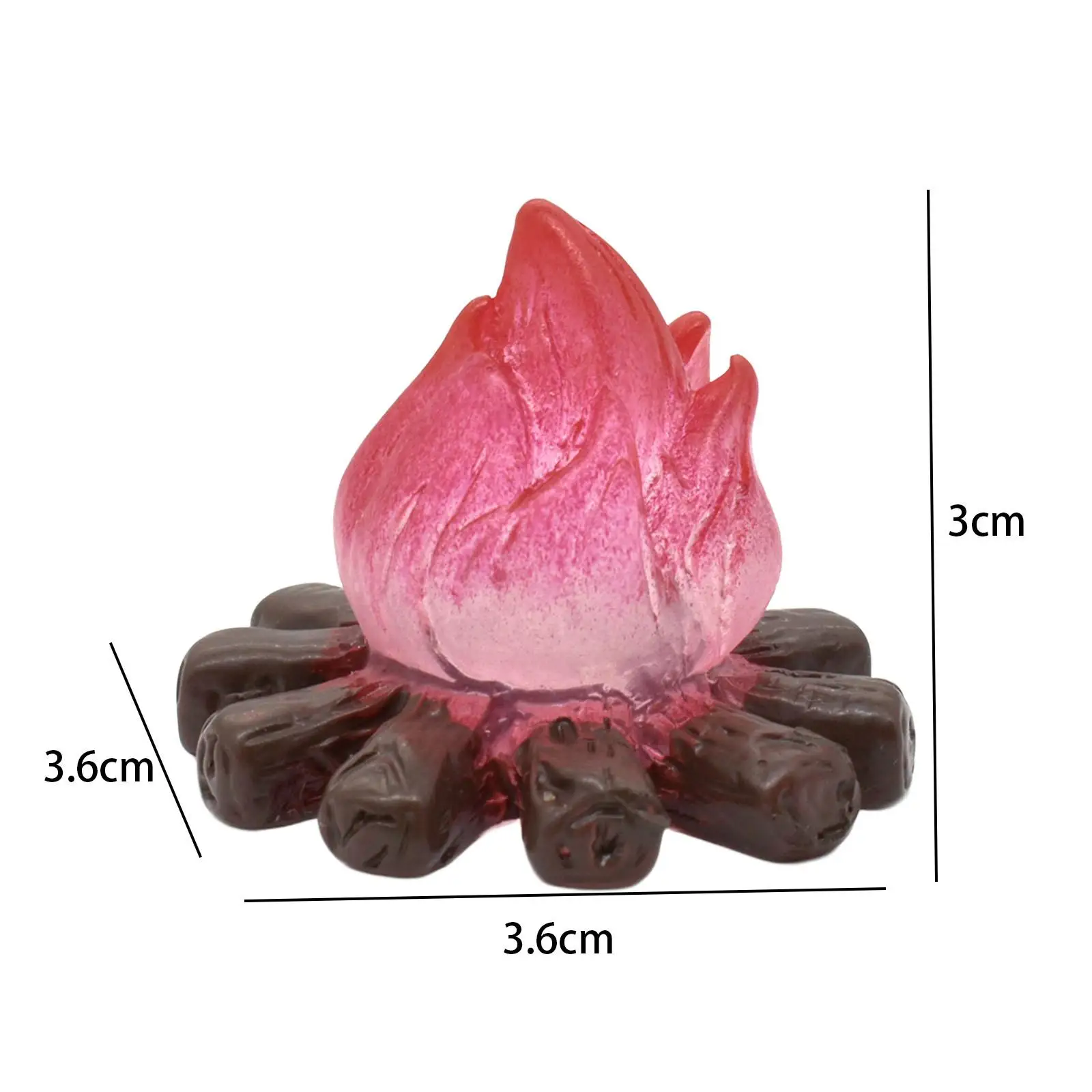 Decorazione per accessori per bambole da falò per casa delle bambole 1/12 per la camera da letto delle feste in casa