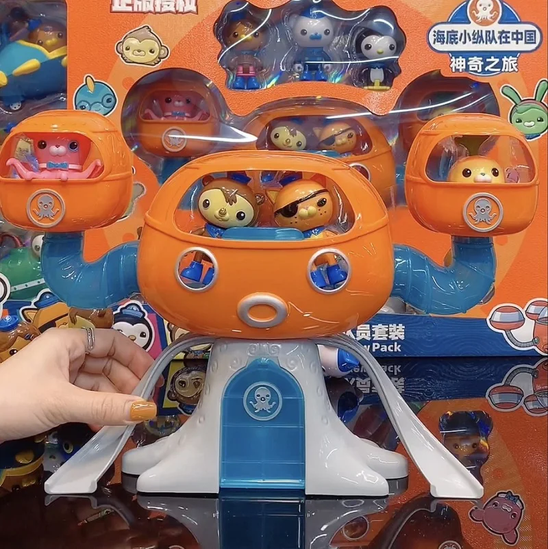 Big Set Octonauts Models Octo Pod Play Set Boat Submarine with Figures Hot TV Cartoon Toys Children Education Best Gift