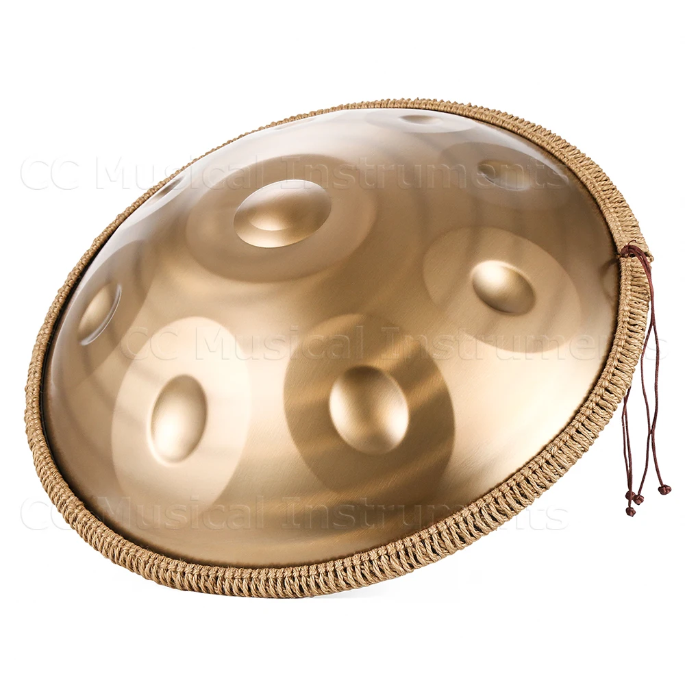 Handpan Drum with Steel Tongue, Musical Instrument, Beginner Percussion, Gift, 440Hz, 22 Inch, 9, 10, 12 Notes