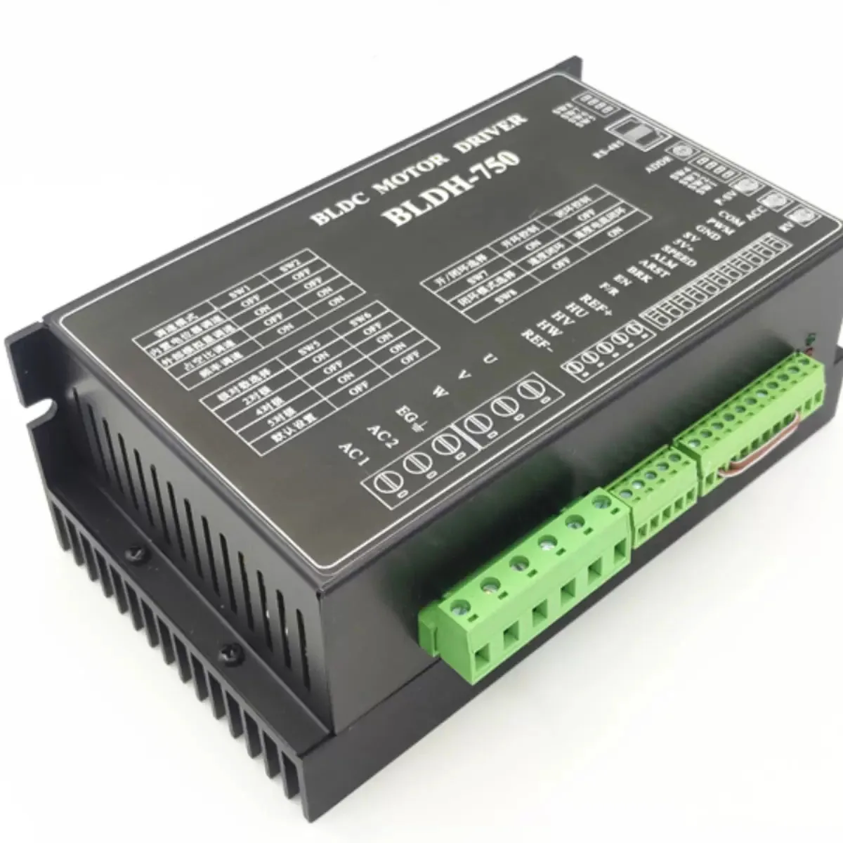 Imagem -03 - Bldc Brushless Motor Driver Controller Alta Tensão 220v 86 dc 750w