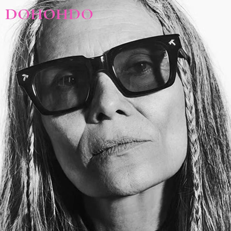 

Trendy Rivet Square Frame Sunglasses Women Men Classic Brand Design Outdoor Driving Travel Sun Glasses UV400 Gafas De Sol Mujer