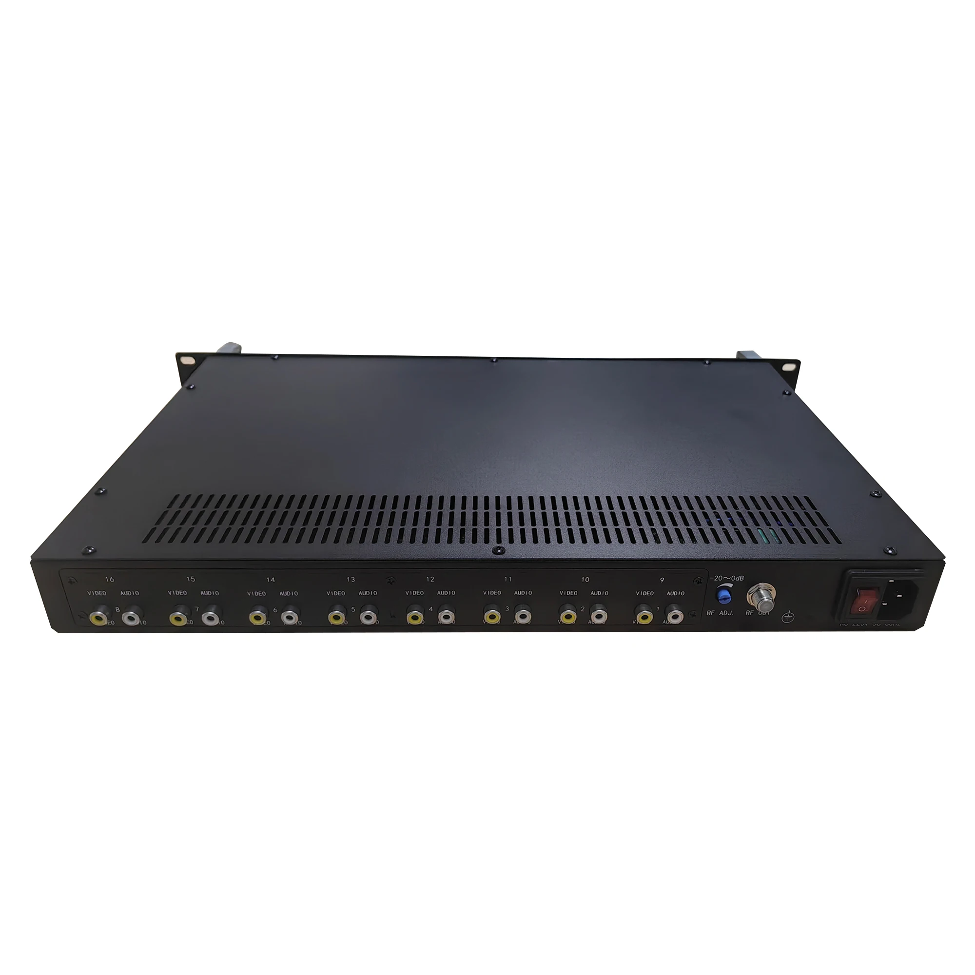 

8 Channel Neighbourhood Analogue Modulator Shortcut Frequency Adjustable AV HDMI to Analogue Modulator CATV TV System