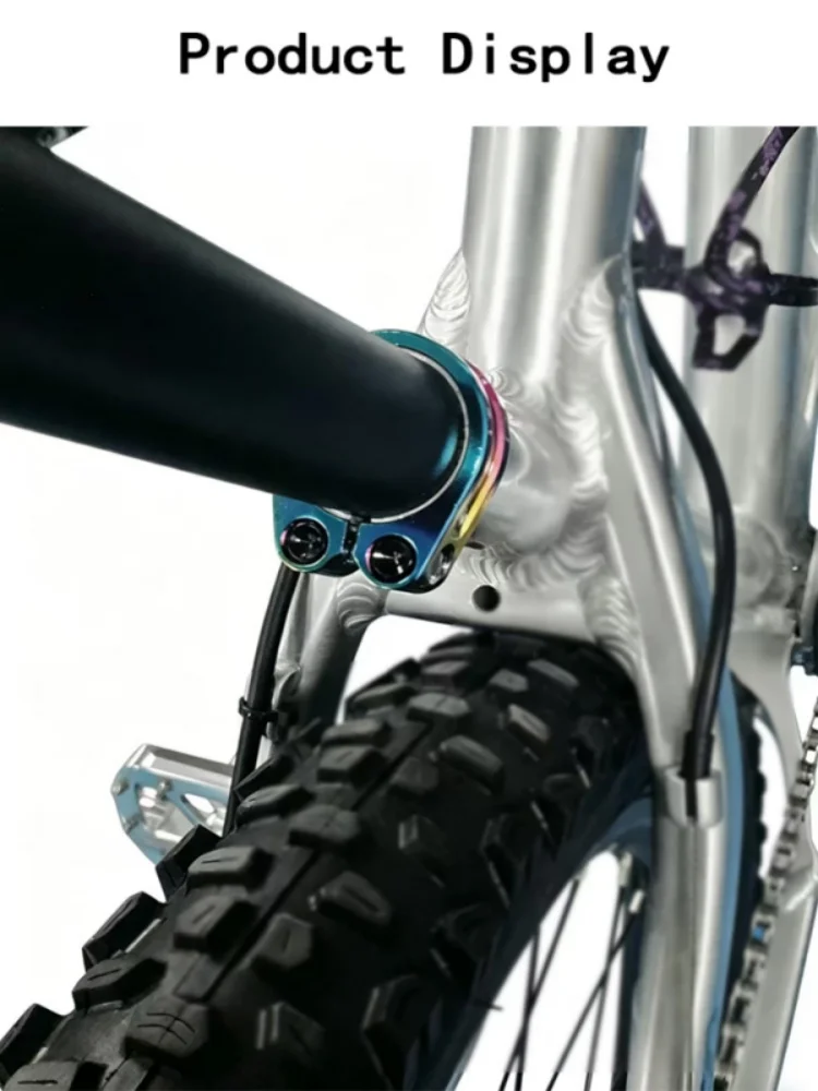 Aluminiumlegierung Fahrrad-Sattelstützenklemme Sattelrohrklemme MTB Fahrrad-Sattelrohrclip Fahrradteile Fahrradsattelklemme 31,8/34,9mm – Detail 10