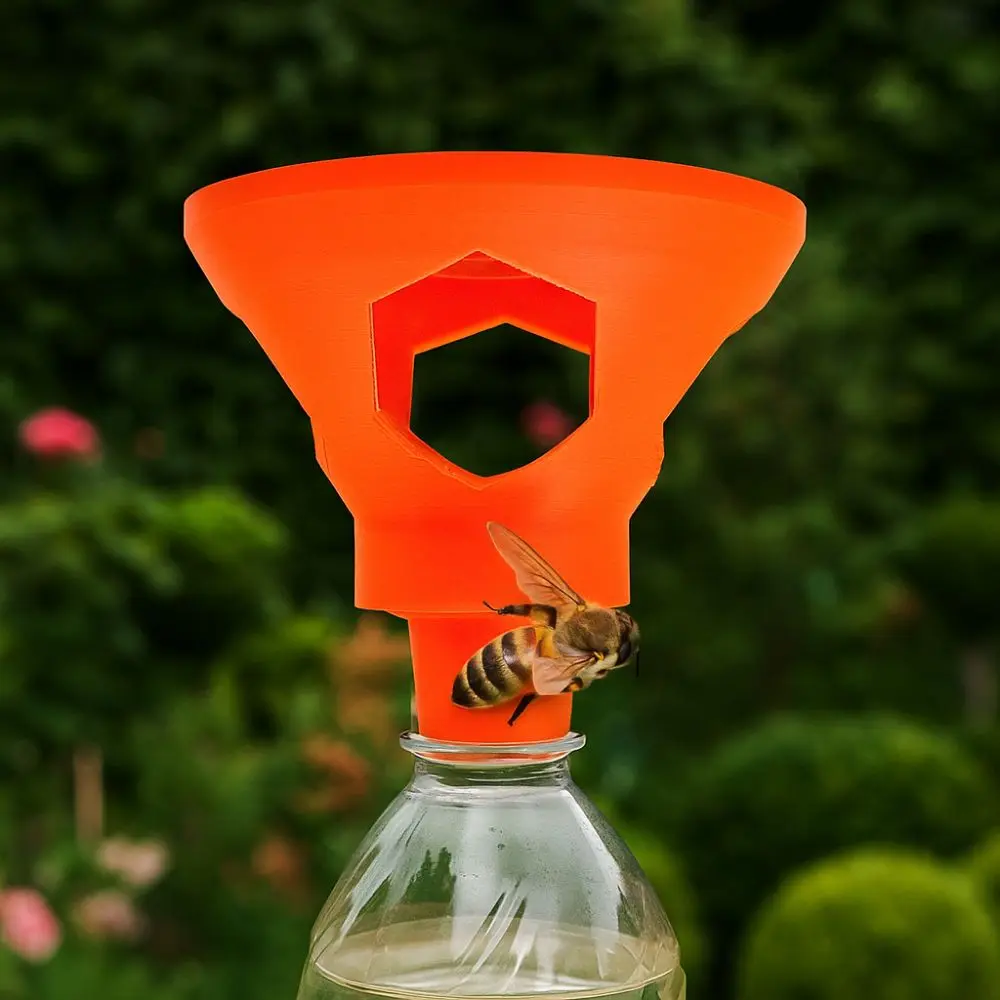 2 stks Insectenbestrijding Plastic Bee Catcher Multi Gaten Herbruikbare Fruit Fly Trap Spiraal Interface Insectenval Boomgaard