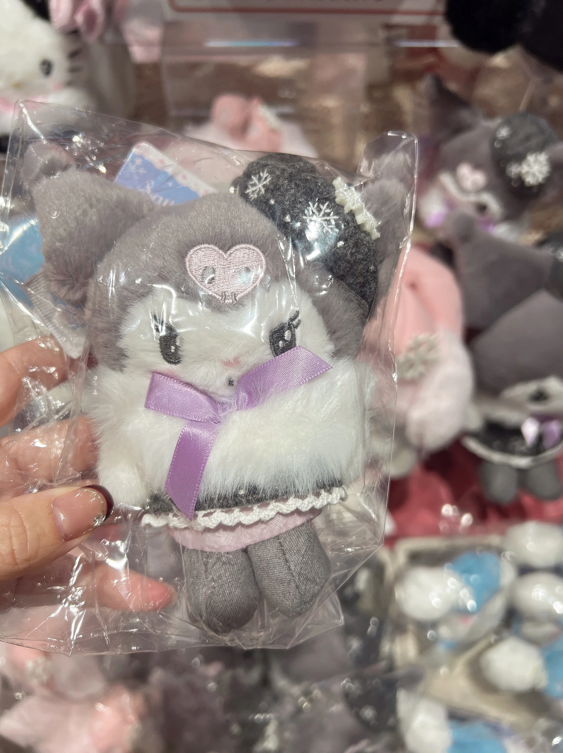 Sanrio Beret Series 2021, куклы, подвески, Kitty Melody Kuromi Cinnamoroll Pochacco Kawaii, аниме, плюшевые игрушки для детей, подарок