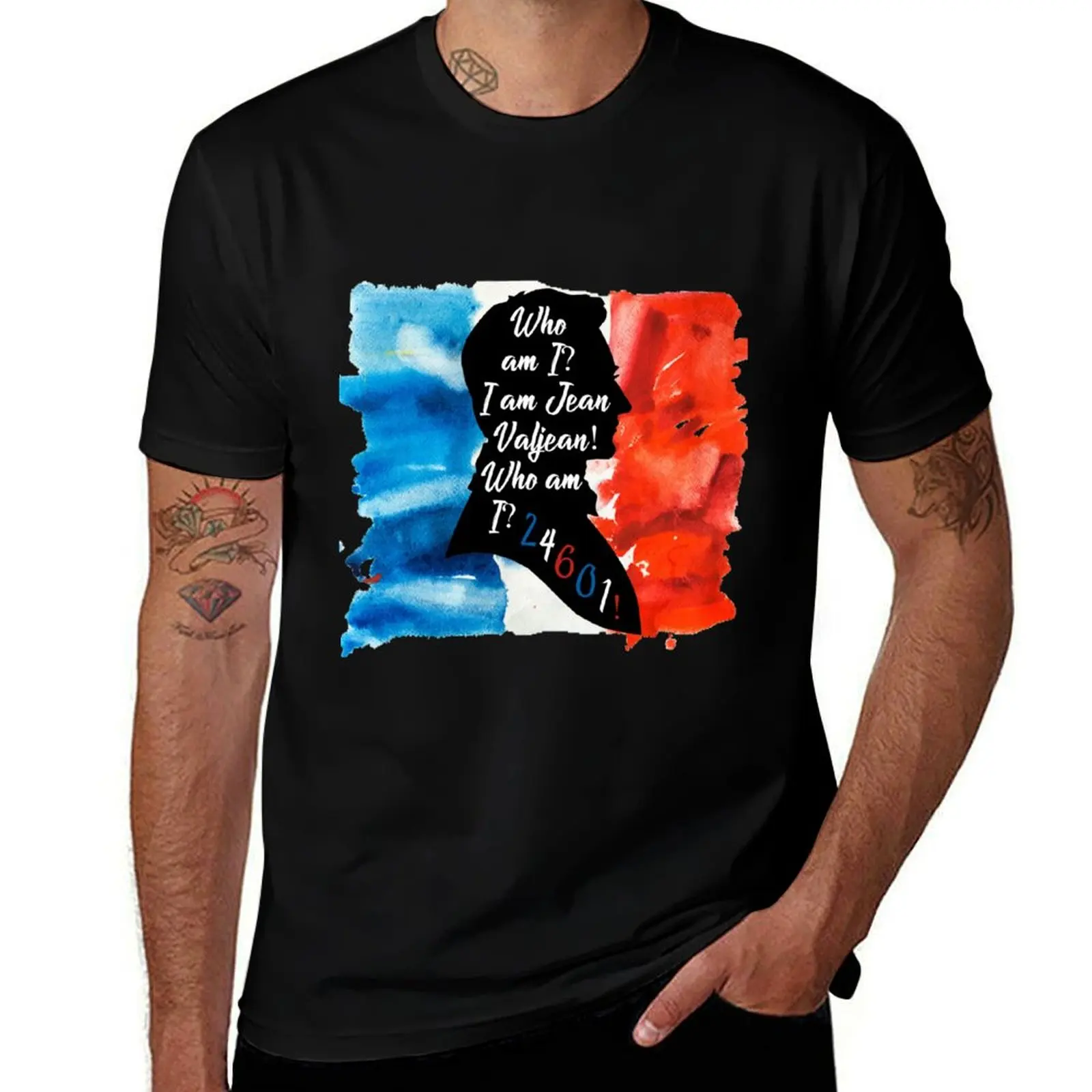 Jean Valjean 24601 T-Shirt Casual Holiday Short Sleeve Tee
