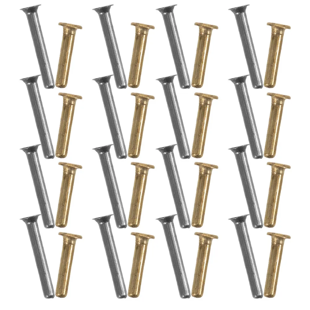 32Pcs Umbrella Repair Rivets Universal Folding Umbrella Joint Pins Stretcher Replacement Parts Metal Frame Connectors