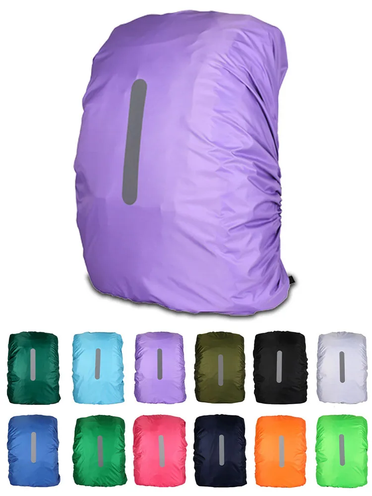 AliExpress NONE GOBYGO Reflective Waterproof Backpack Rain Cover Safety Light Rain Cover Case Bag Hiking Sport Night Cycling Outdoor Camping
