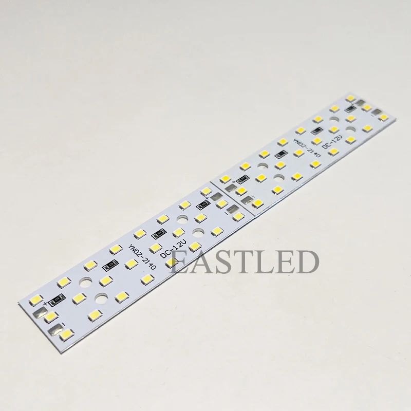 DC12V LED Panel Board Highlight Replacement Part for DIY Reading Lamp Emergency Light 2.4W 4000-6500k Warm White Aluminum Plate