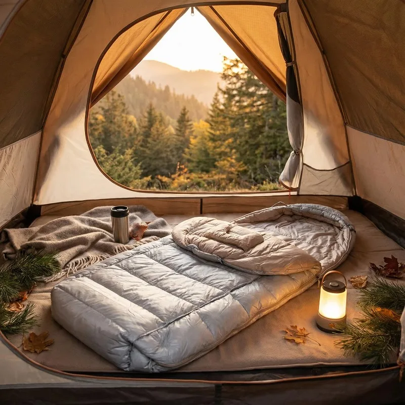 

Нейлоновый сверхлегкий спальный мешок с дизайном «Мумия», отличная технология сохранения тепла для судоровых холодных климатических приключений